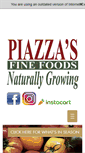 Mobile Screenshot of piazzasfinefoods.com